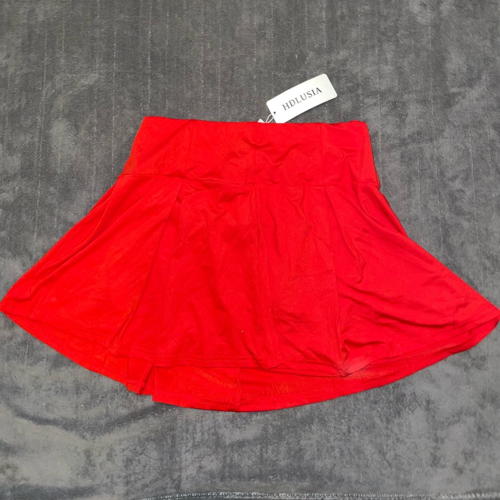 Red Skort
